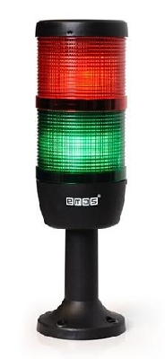 Колонна сигнальная 70мм 220В светодиод LED красн./зел. EMAS IK72L220XM01