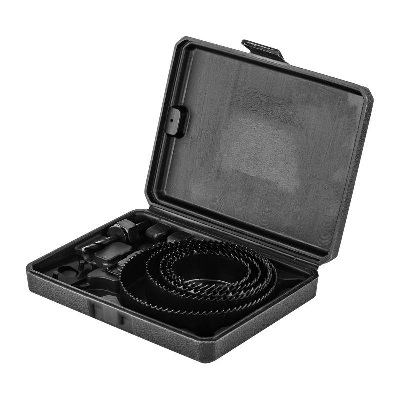 Набор кольцевых пил по дереву 64-127мм 9 предметов Kranz KR-92-0252