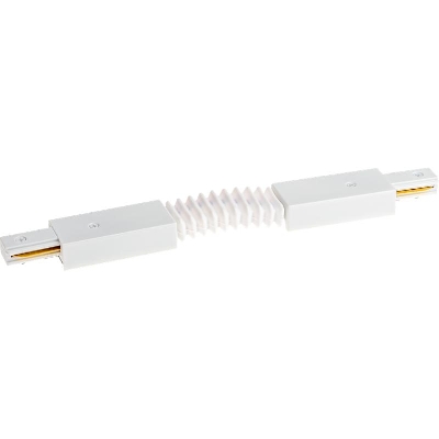 Коннектор трековый для соединения шинопровода гибкий ARTLINE пластик/медь бел. Ritter 59751 7