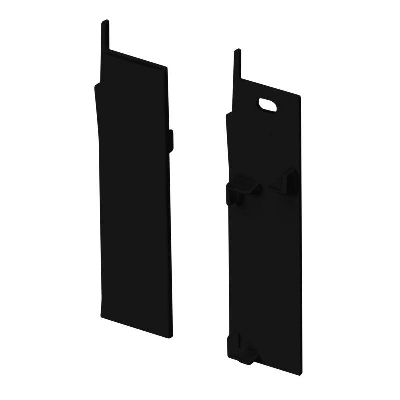 Заглушка PLINTUS-H73-F BLACK пластик (комплект) Arlight 043596