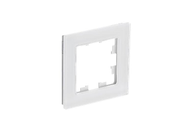 Рамка 1-м AtlasDesign Nature натур. стекло бел. SE ATN360101