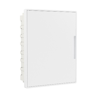 Щиток встраиваемый Фрейм (FRAME) 24мод. с бел. дверцей с 4 шинами PEN (2шт на 8 отверст. и 2шт на 6 отверст.) бел. DKC F24B1WW