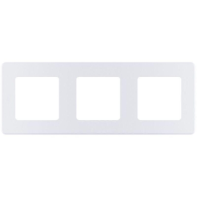 Рамка 3-м Inspiria жемчуж. IEK 673956