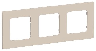 Рамка 3-м СП FLITE РУ-3-К-ФлЛ льняной IEK FI-M32-32-20-K88