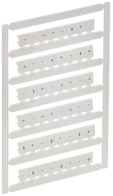 Маркер для CTS 6кв.мм/CP 10кв.мм "+; -; зазем." ARMAFIX IEK AF-CT10D-M-006-23