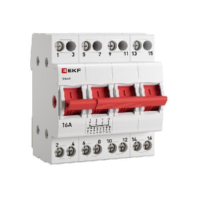Переключатель трехпозиционный ТПС-63 4P 16А PROxima EKF TPS416