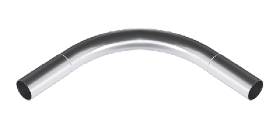 Поворот на 90град. d20 AL безрезьбовой алюм. EKF pb-20-AL