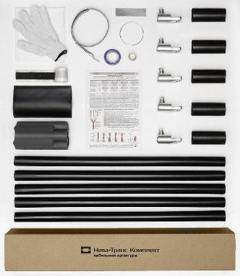 Муфта кабельная концевая универс. 1кВ 1ПКВ(Н)ТпбН-5х(16-25) с болт. наконечн. Нева-Транс Комплект 22020149