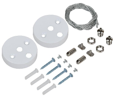 Комплект для подвесного монтажа для свет. LED лин. бел. IEK LT-LDCKD-KPM-K01