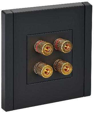Аудиорозетка 4-м FORTE&PIANO FP139 черн. IEK FP-S40-K02