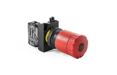 Кнопка аварийная включение отжатием с подсветкой (1НЗ) (CP) EMAS CP200ECS30