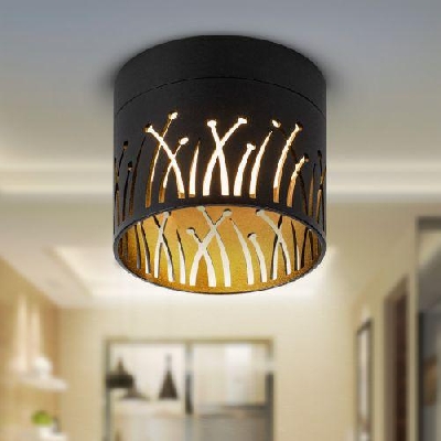 Светильник OL54 BK под лампу GX53 IP20 настенно-потолочный спот черн. Эра Б0061192