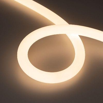 Лента светодиодная MOONLIGHT-TOP-A336-D25mm 48V Warm 3000К 360deg 12.5Вт/м IP65 2835 wire x1 прямой вывод кабеля герметичная (уп.20м) Arlight 037562