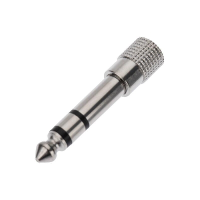 Переходник штекер 6.3мм гнездо 3.5мм стерео REXANT 14-0205