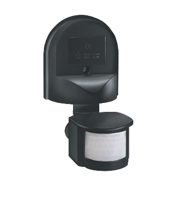 Датчик движения DD-01 настенный 180град. 800Вт 10-420с 5-12м 3-2000Лк IP44 черн. Duwi 25824 7