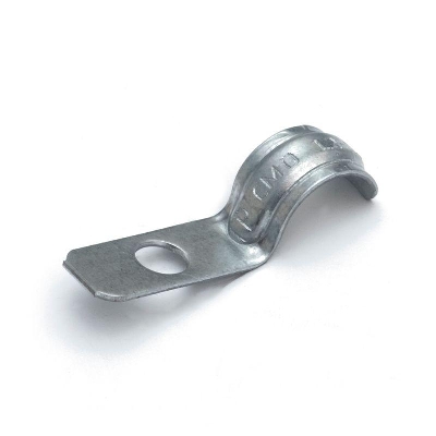 Скоба крепежная однолапковая СМОУ d12-13мм отверст. d6.5мм метал. (уп.100 шт) Промрукав PR13.02422