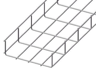 Лоток проволочный 300х60 L3000 сталь 4мм Промрукав PR08.2263