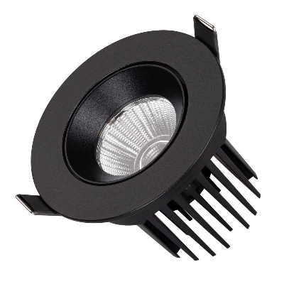 Светильник светодиодный MS-ATOLL-BUILT-TURN-R94-10W Warm3000 (BK 36 deg 230В) IP54 металл Arlight 044618