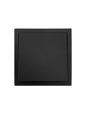 Выключатель проходной 1-кл. СП ZIMA IP20 10А безвинт. зажим черн. бархат LEZARD 704-4288-105QC