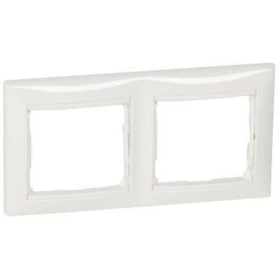 Рамка 2-м Valena горизонт. бел. IEK 774452