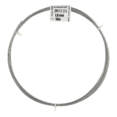 Трос для растяжки 1.0мм DIN 3055 стальной (уп.10м) Tech-Krep/Zitar 127839