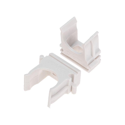 Держатель для труб (клипса) d16мм бел. (уп.100шт) Rexant 28-0116-6