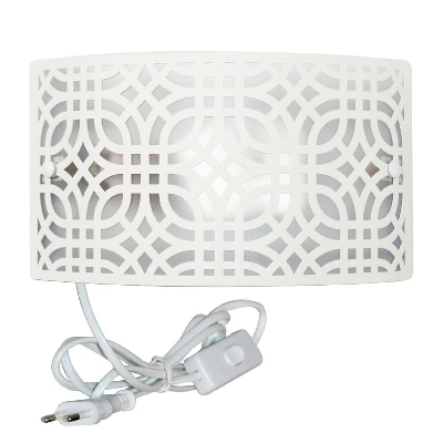 Светильник "Амина" 250х140 НББ 06-40 М42 держ. винт/шнур бел. (ИМ) настенный бел. муар Элетех 1005405252