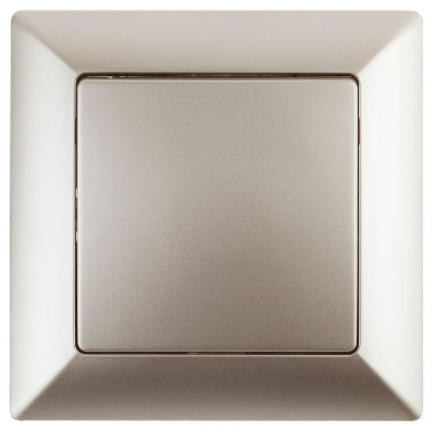 Переключатель промежуточный 1-кл. СП Solo 4-108-04 10А 250В IP20 шампань Intro Б0053620