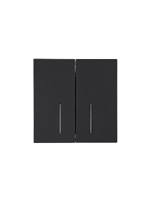 Выключатель 2-кл. с индик. СП ZIMA IP20 10А безвинт. зажим черн. бархат LEZARD 704-4288-112QC