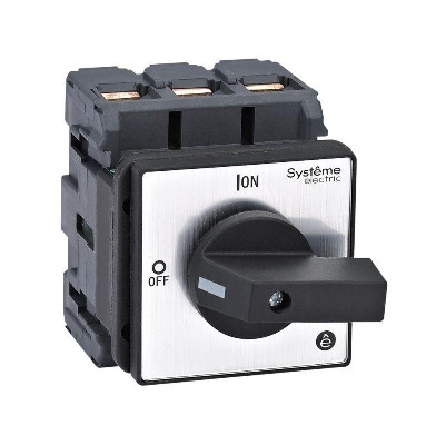 Выключатель-разъединитель 3п 80А IP20 с черн. рукоят. на дверцу 4 винтами SE MSD80320B