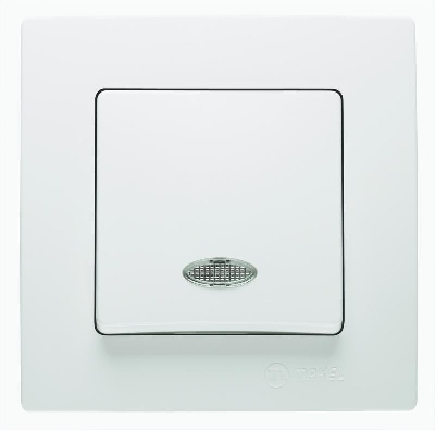 Выключатель 1-кл. Lillium с подсветкой Makel 32001021