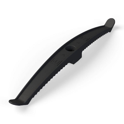 Держатель круглого кабеля двусторонний для прямого монтажа на 16 мест в гофроящике черн.(уп.100шт) Промрукав PR13.0488