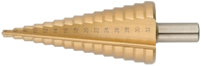 Сверло ступенчатое HSS по металлу 15 ступеней 4-32мм MOS 36384М