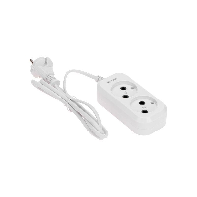 Удлинитель 2х1.5м без заземл. 2х0.75 бел. PROCONNECT 13-4200