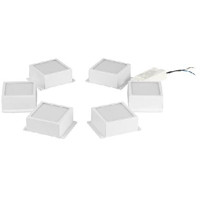 Светильник светодиодный SPO-646-3-5K-W6 36Вт 5000К 3420лм грильято 100х100 домино компл. 6 кубиков и драйвер бел. Эра Б0063051