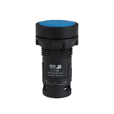 Кнопка OptiSignal Compact D22 С7-P-620 син. 2НО XB7NA63 КЭАЗ 362053