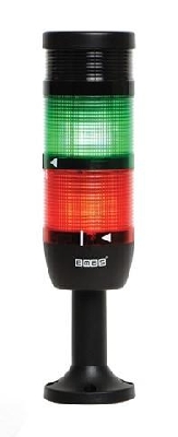 Колонна сигнальная 70мм 220В светодиод LED зуммер красн./зел. EMAS IK72L220ZM01