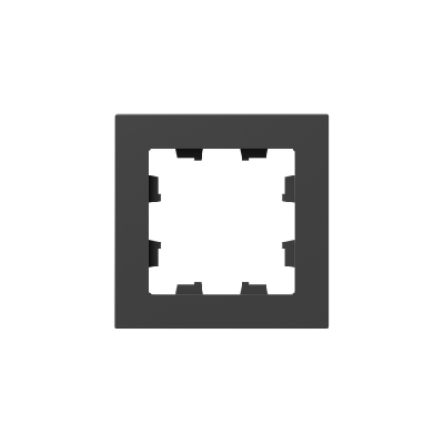 Рамка 1-м Эпика пластик черн. EKF UP1-FPB-01