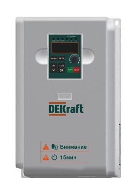 Преобразователь частоты DEKV060 7.5кВт 380В 3ф с тормозн. модулем DEKraft DEKV060G7R5T4B