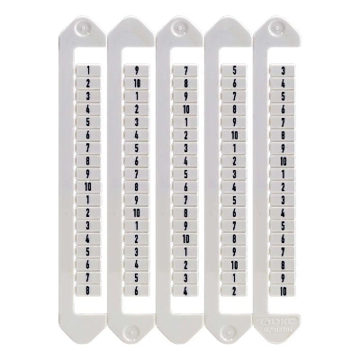 Маркировка для клемм ширина 5мм символ "1" вертикалная ориентация DKC NUTB-5-1V