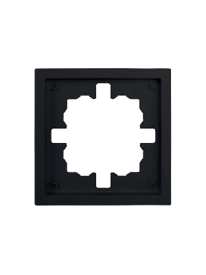 Рамка 1-мест. горизонт. ZIMA черн. бархат LEZARD 704-4200-146