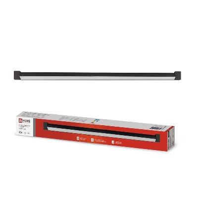 Светильник светодиодный трековый TOP-LINE LTR-01R-TL 40Вт 4000К IP40 4000лм 605мм 120град. линейный поворотн. черн. IN HOME 4690612045597