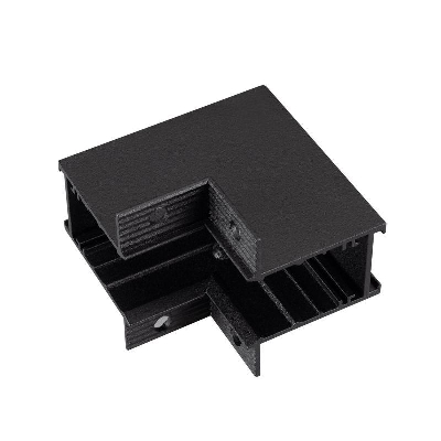 Коннектор угловой MAG-CON-MINI-2538-F-L90-INT (BK) IP20 металл Arlight 049052
