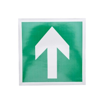 Знак эвакуационный "Направляющая стрелка" 200х200мм Rexant 56-0030