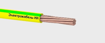 Провод ПуВнг(А)-LS 1х16 МК 450/750В Ж/З (м) ЭЛЕКТРОКАБЕЛЬ НН 00-00005515