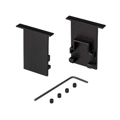 Заглушка SL-COMFORT-2542-F BLACK глухая металл Arlight 031782