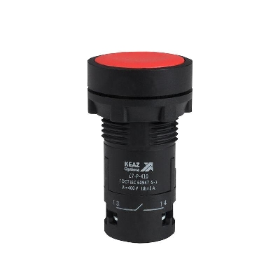 Кнопка OptiSignal Compact D22 С7-P-410 красн. 1НО XB7NA41 КЭАЗ 362033