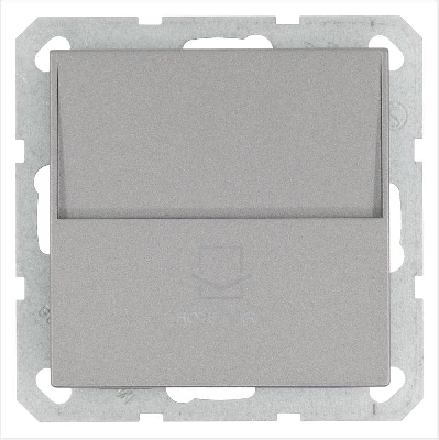Выключатель карточный 10А IP20 отельный механизм алюм. Jasmart G6209S