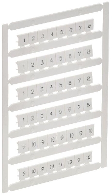 Маркер для CTS 6кв.мм/CP 10кв.мм "1-10" ARMAFIX IEK AF-CT10D-M-006-01