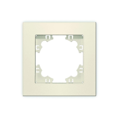 Рамка 1-м Афина сл. кость (ivory) Universal A0053-I